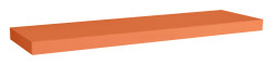 Mensola minerva Arancione lunghezza 80